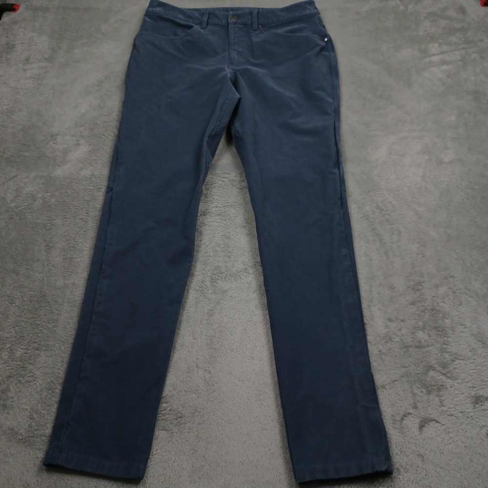 Lululemon Pants Mens 32 Blue ABC Slim Fit Pockets Preppy Casual Utilitech